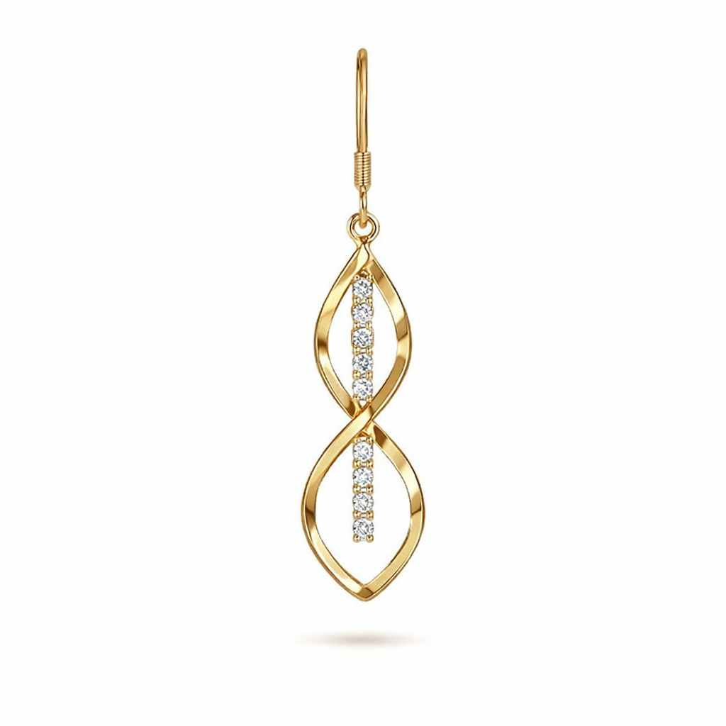 Pendientes Rayo de Sol en Espiral