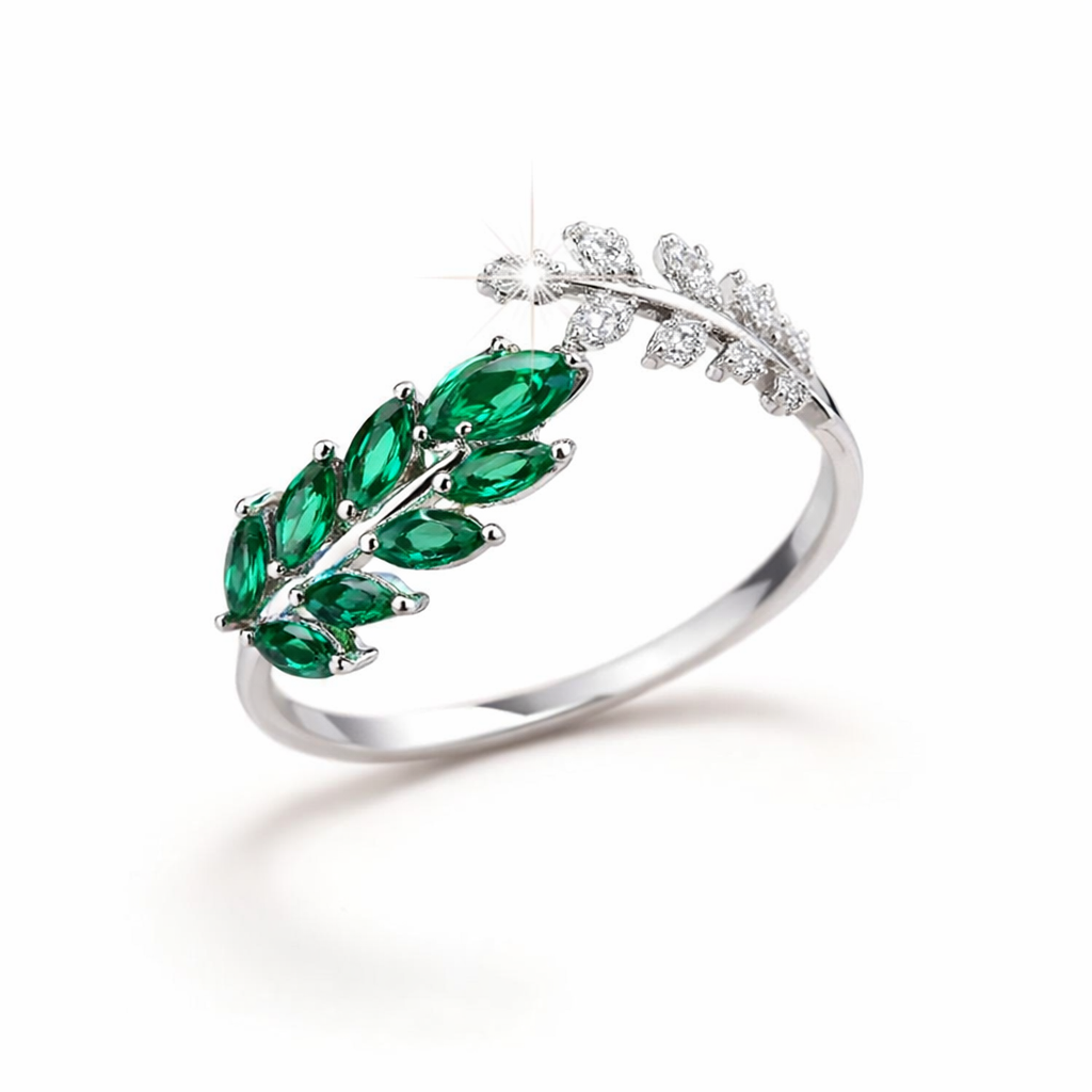 Anillo Vivara Lyselle Esmeralda