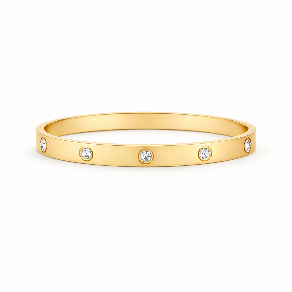Pulsera Halo Punto Oro