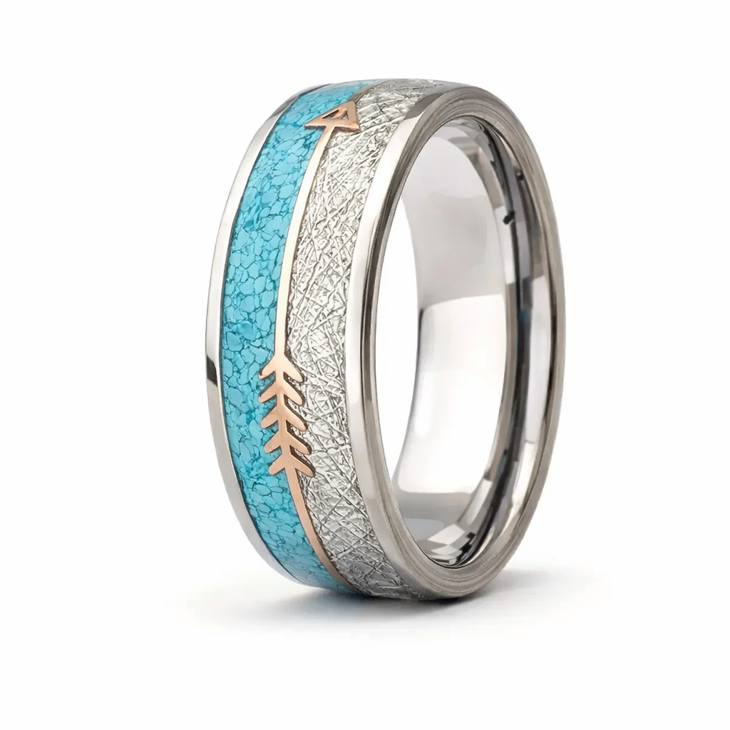 Anillo Plata con Esmalte Antiguo