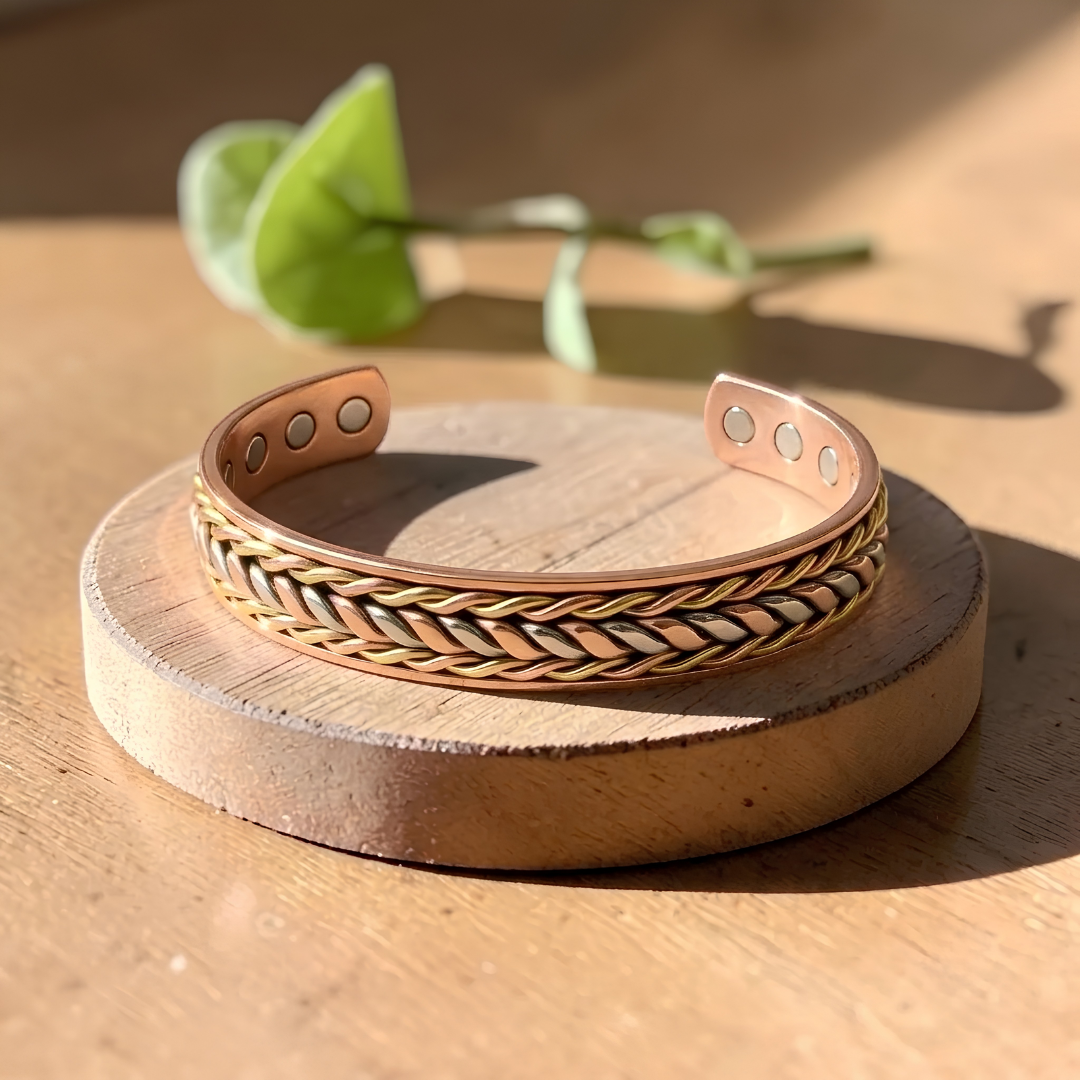 Pulsera Floreciente de Cobre