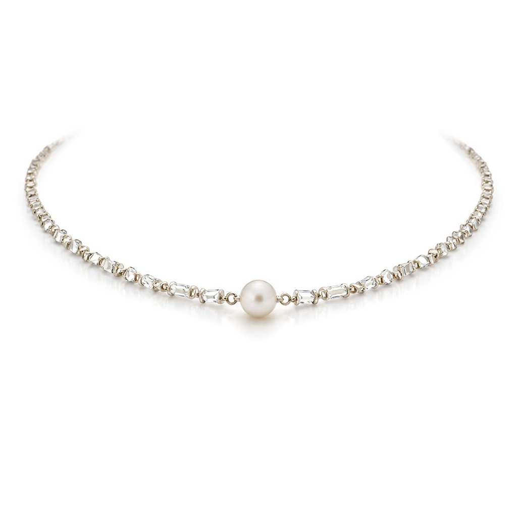 Collar Perla Brillante