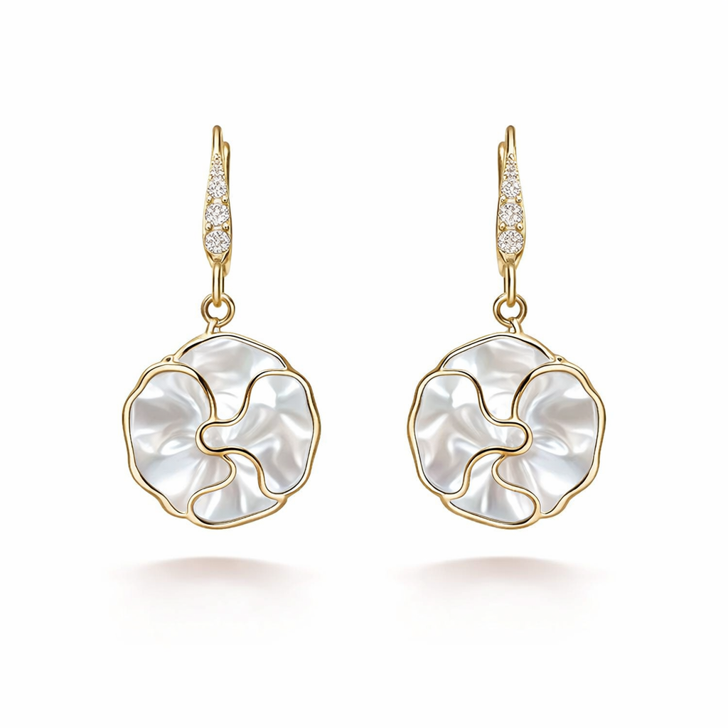 Pendientes Espiral Blancos