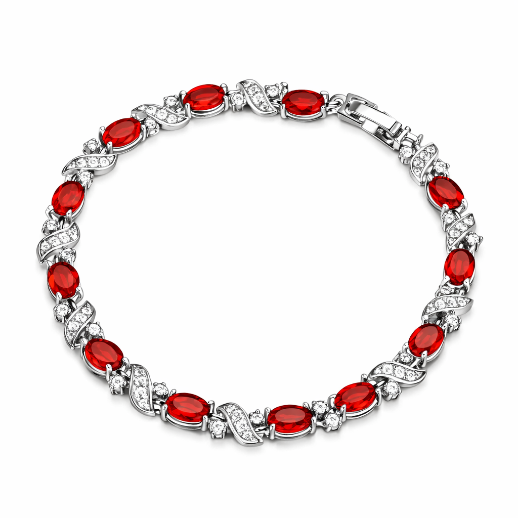 Pulsera Giada Valrouge Rubí