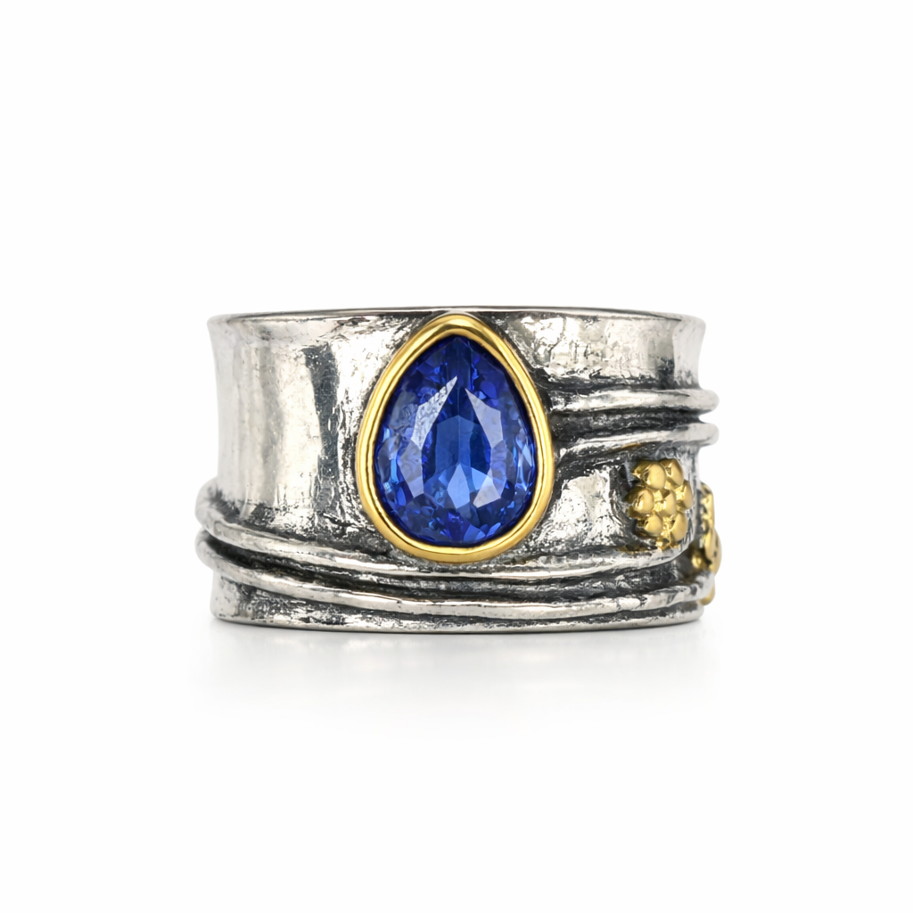 Anillo Meditación Gema Boho
