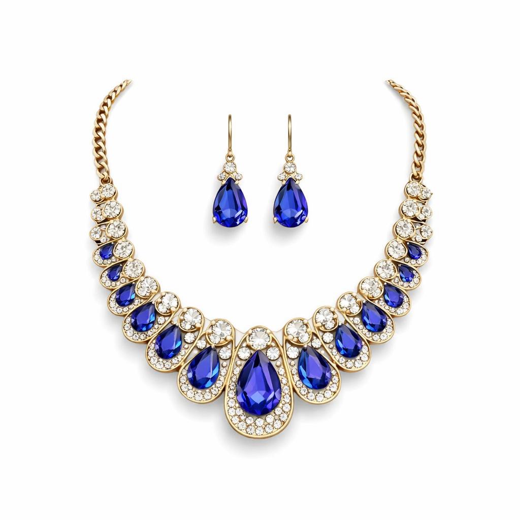 Set de Joyería Maevina Zafiro