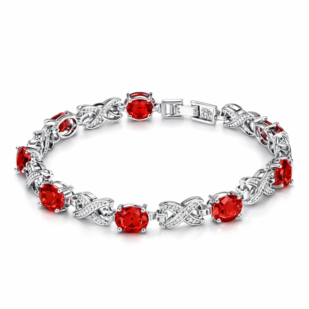 Pulsera Alendra Flameaux Rubí