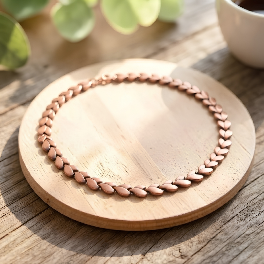Collar Zinnia de Cobre