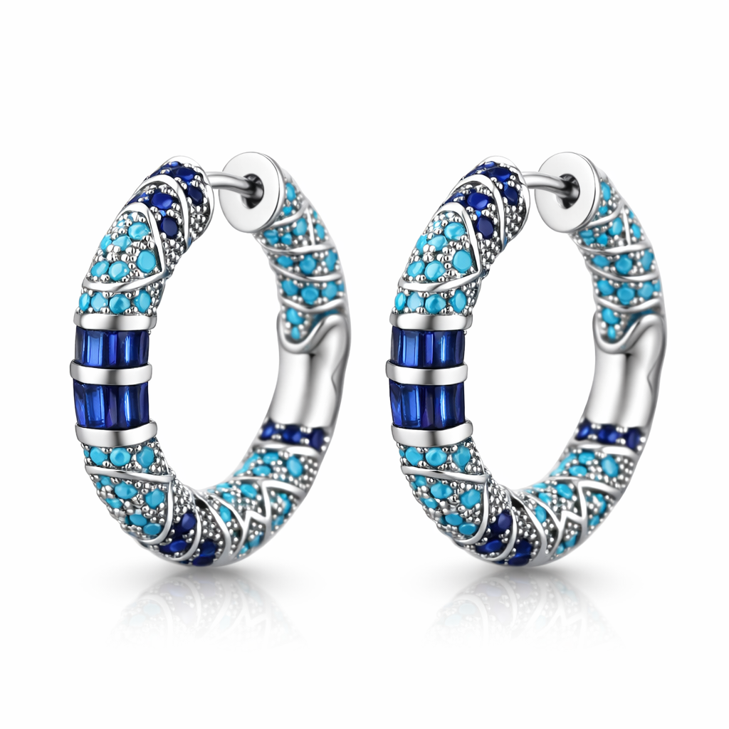 Pendientes Aro Destello Escarcha