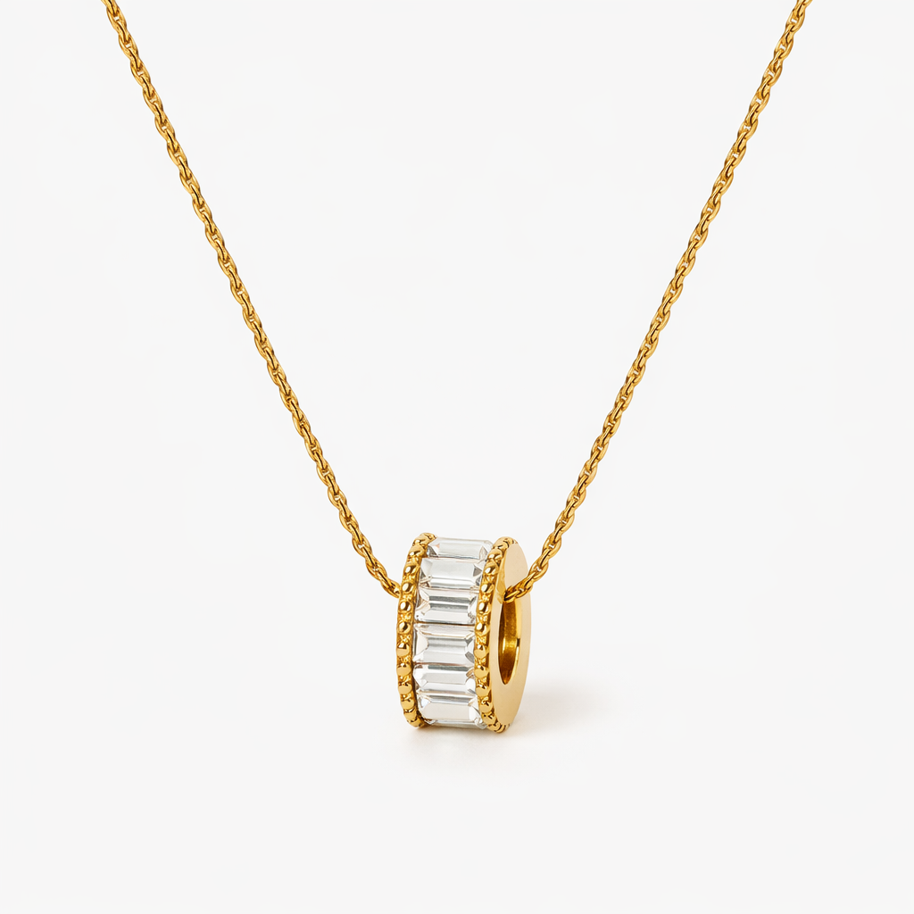 Collar Elyna Barril Pulido Oro