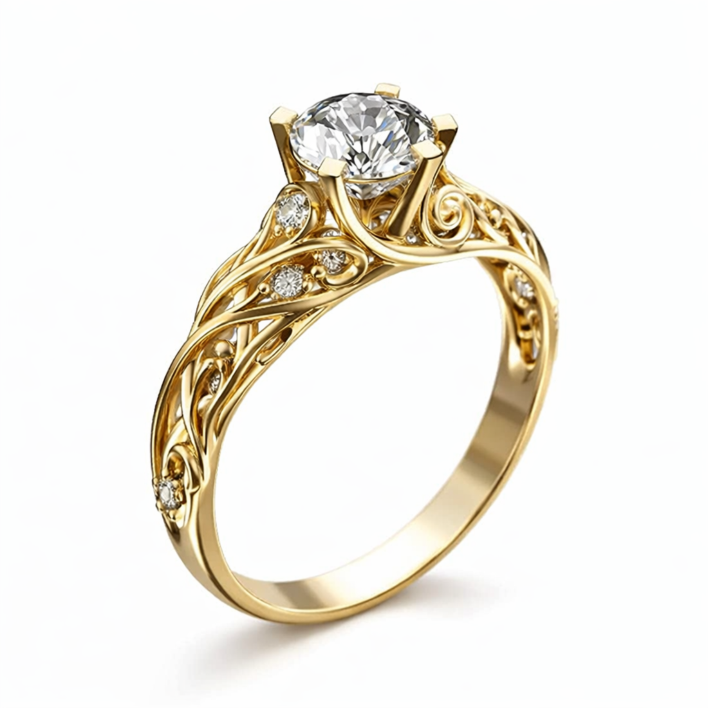Anillo Circonita Exótico