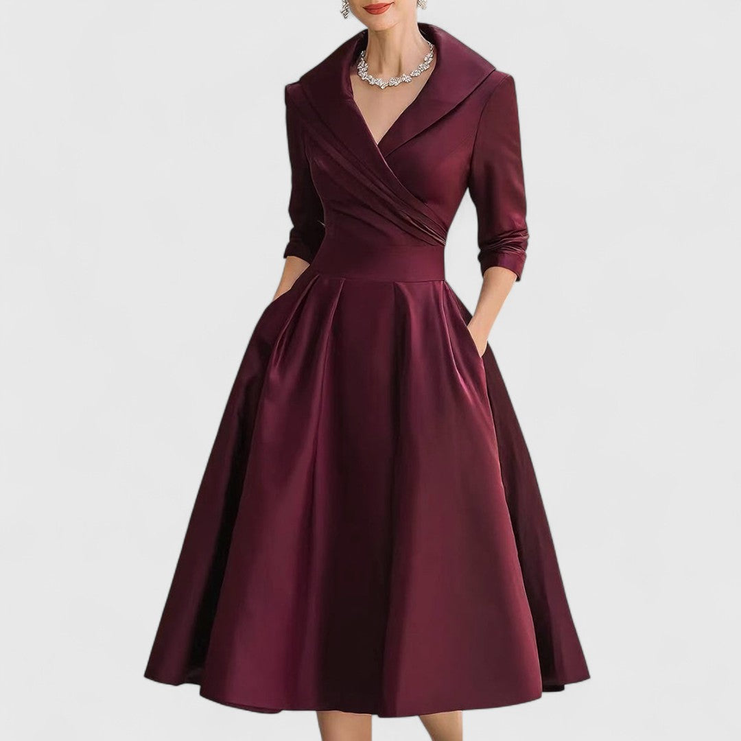 Lucia | Vestido Midi Entallado