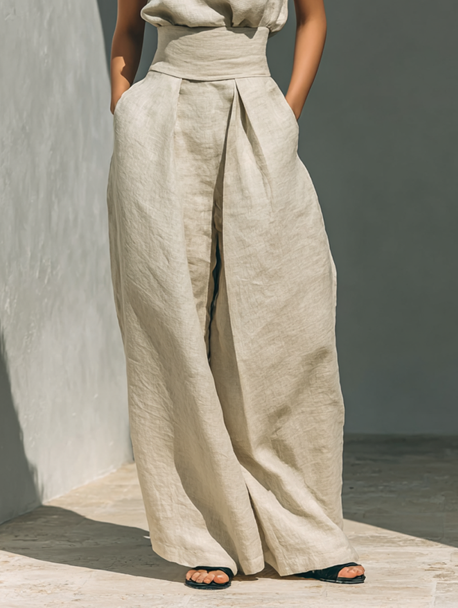 Marieta | Conjunto Minimalista de Blusa y Pantalón