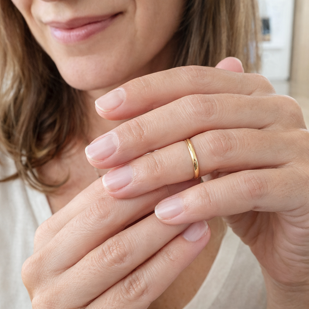 Anillo Cúpula Fino Oro