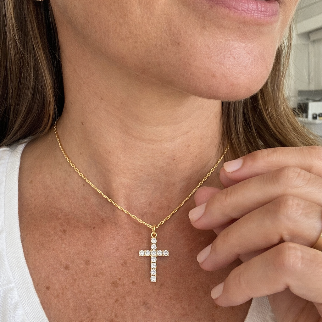 Collar Cruz Oro