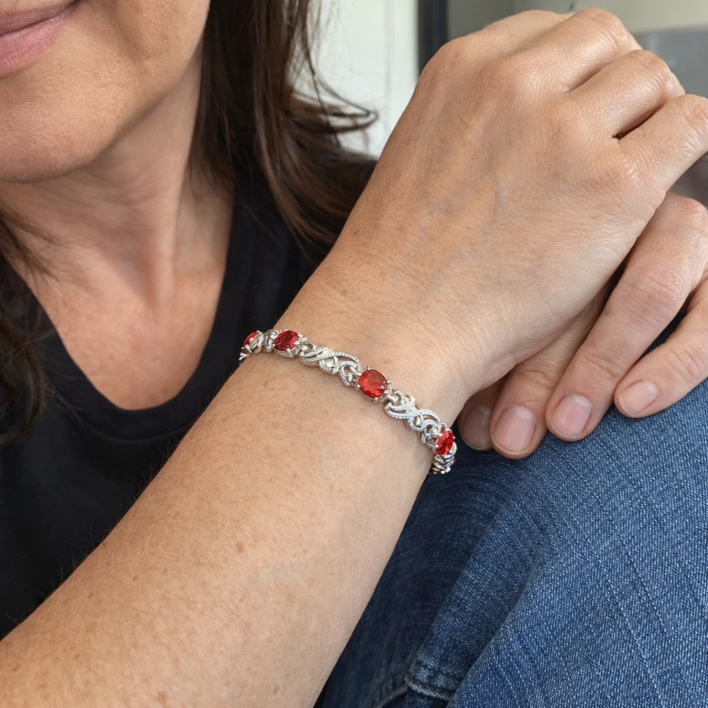 Pulsera Alendra Flameaux Rubí