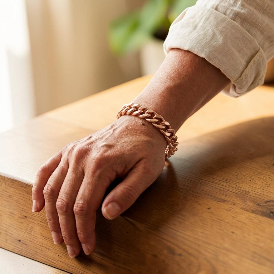 Pulsera Hombre Puno de Cobre