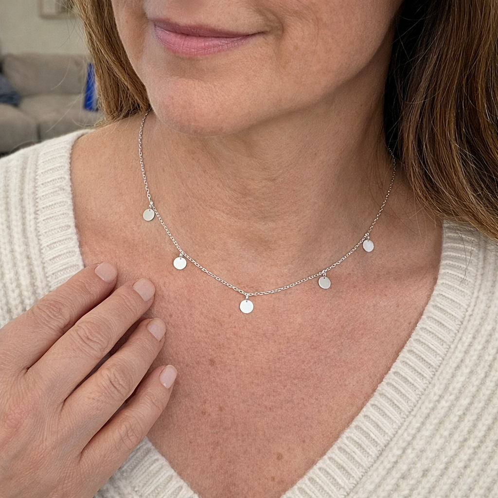 Collar Buda Oro Blanco
