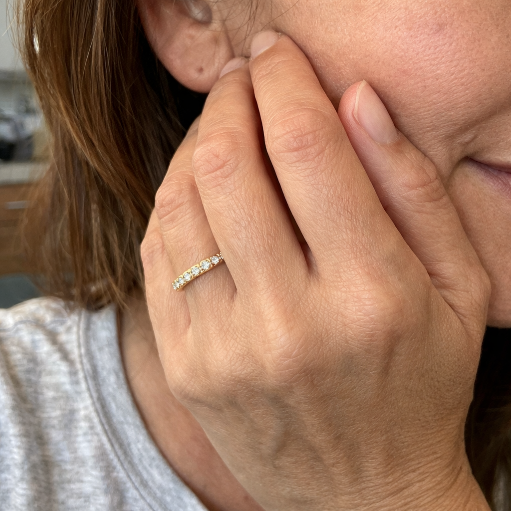 Anillo Burbuja Oro