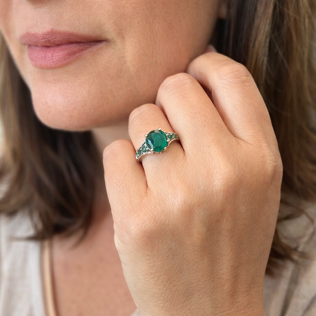 Anillo Celia Ferrowyn Esmeralda