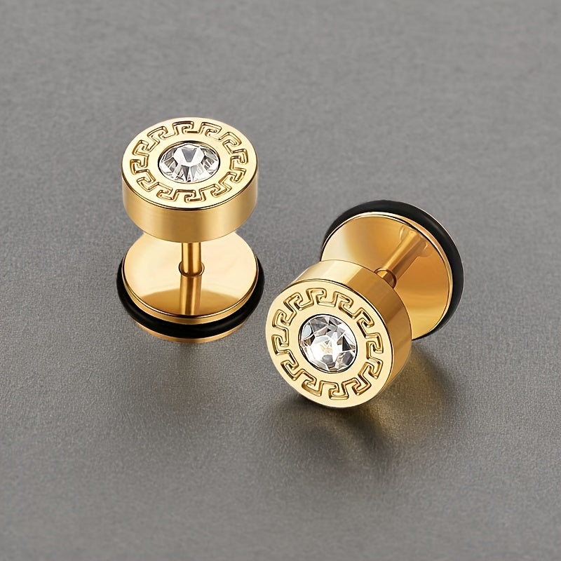 Pendientes Theron Keyline Oro Blanco
