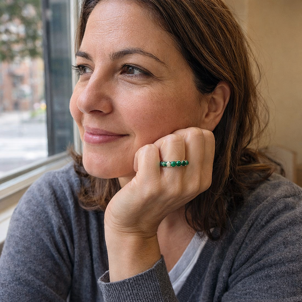 Anillo Luneth Ardenelle Esmeralda