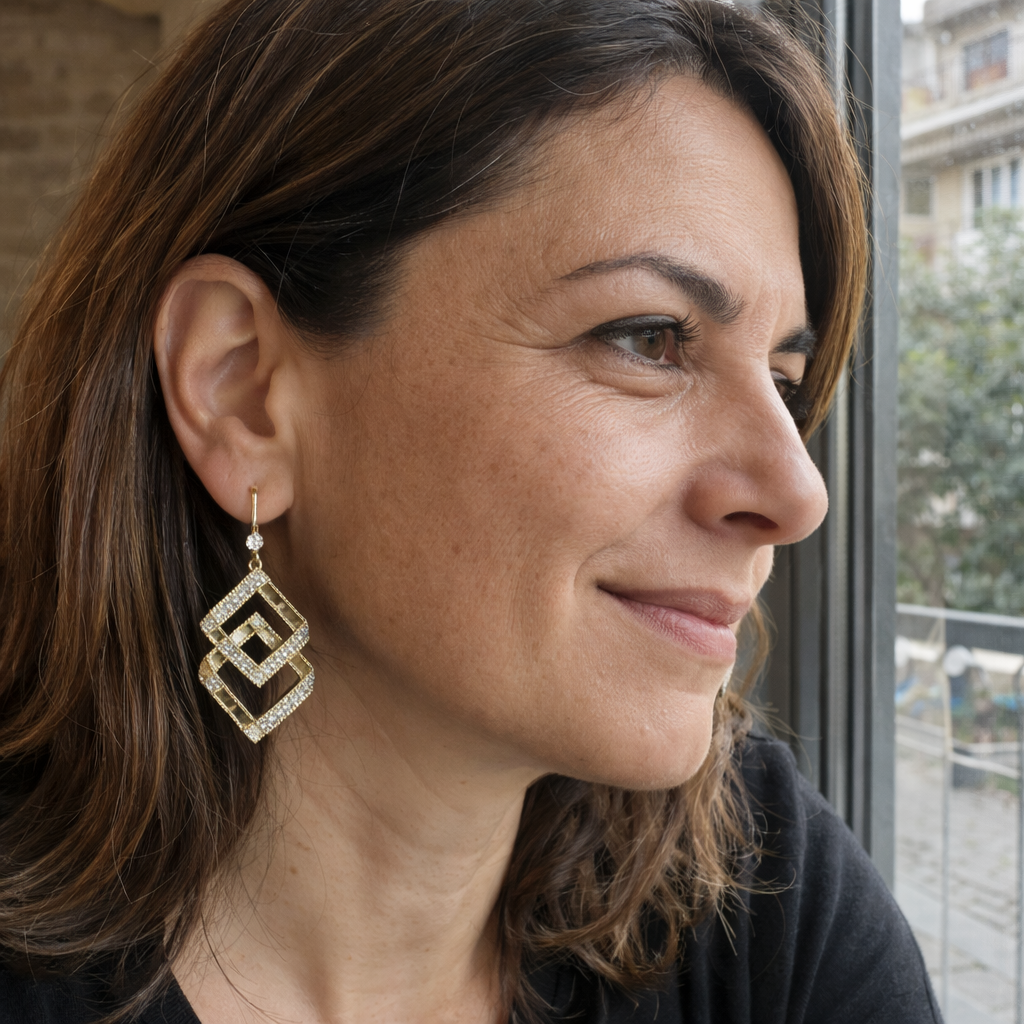 Pendientes Stella Virelle en Capas