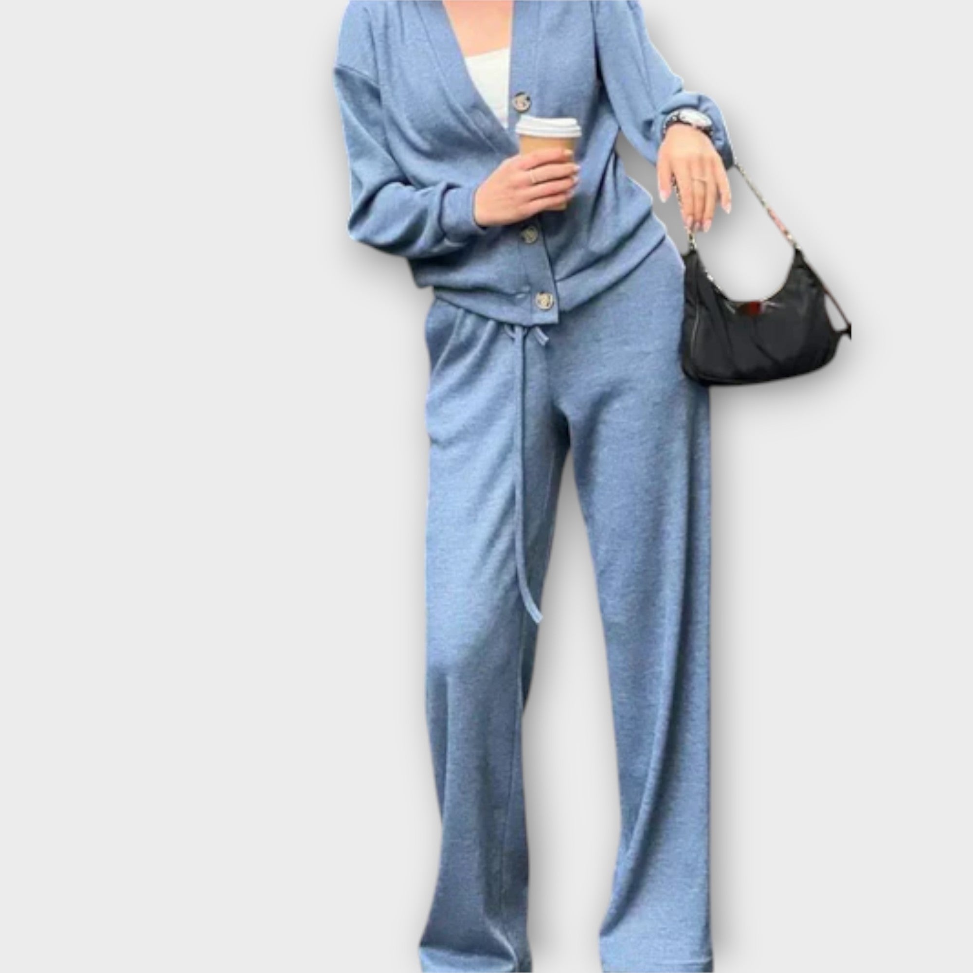 Hedviga - Set maglione e pantaloni in maglia