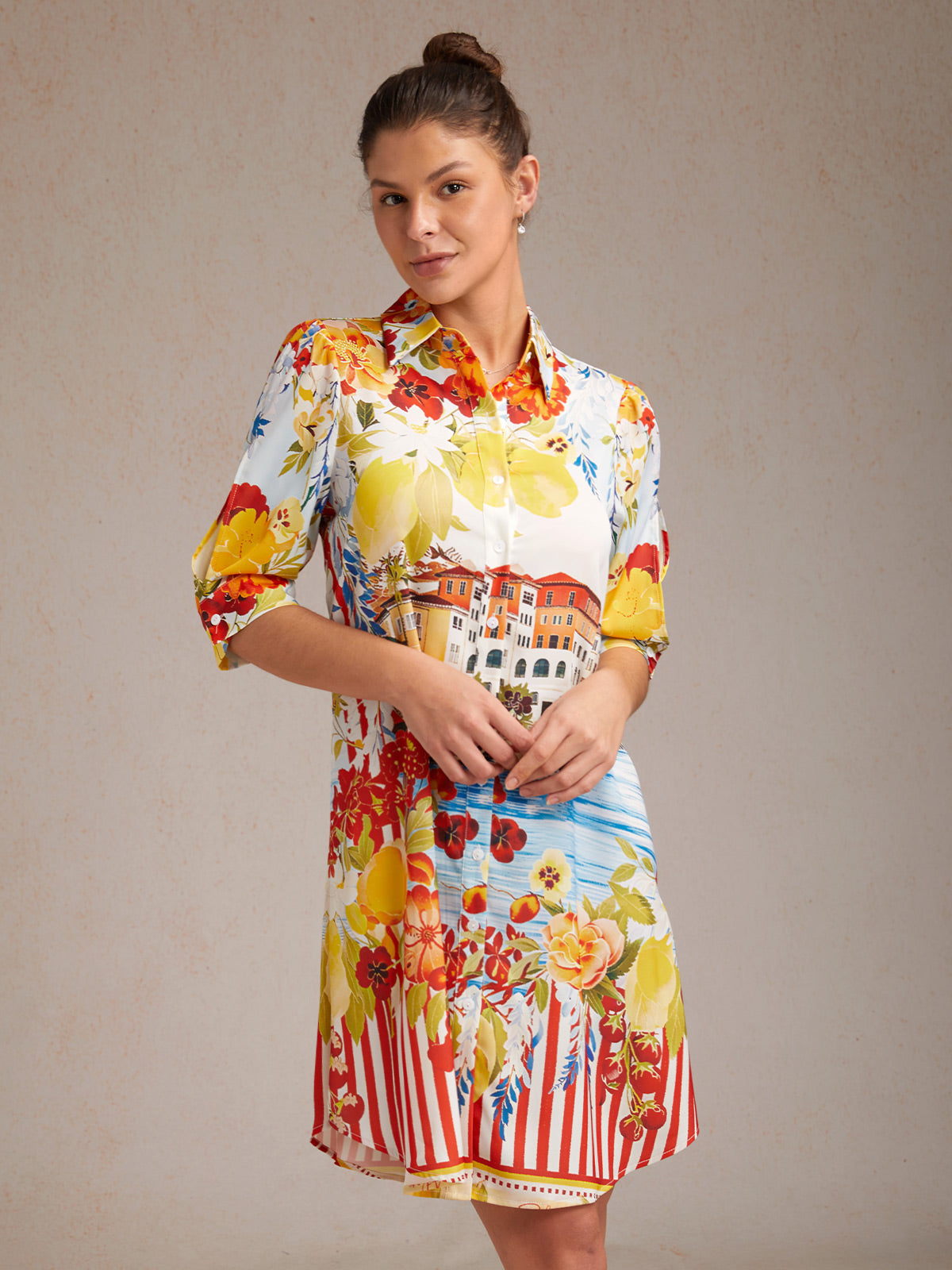 Santorini | Vestido Camisero Midi