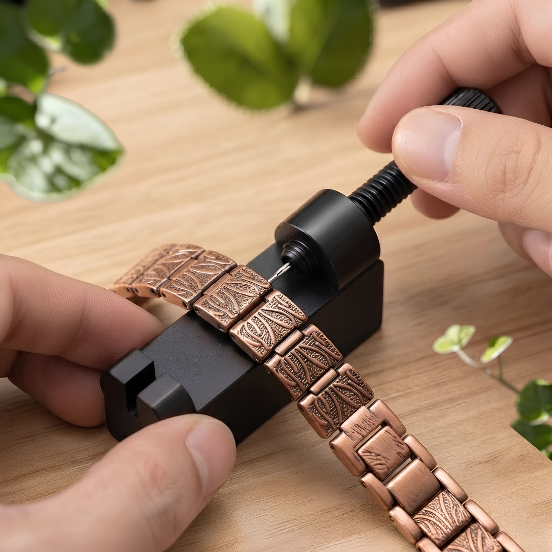 Pulsera Hombre Grava de Cobre
