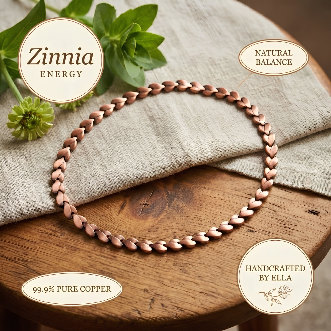Collar Zinnia de Cobre