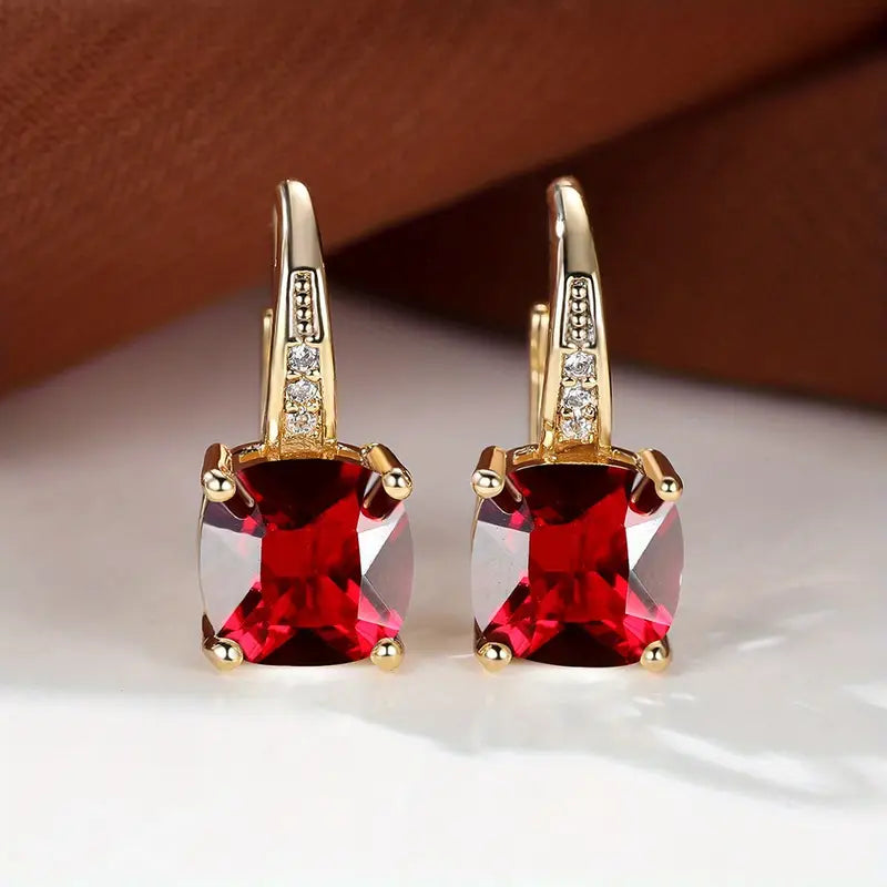 Pendientes Aro con Zafiro