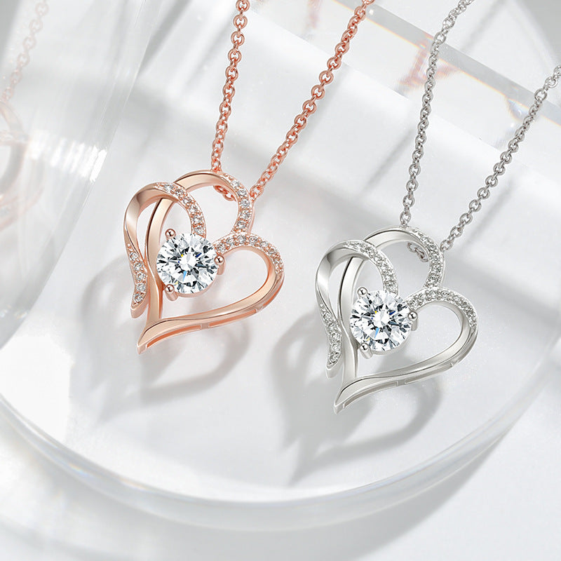 Collana doppio cuore