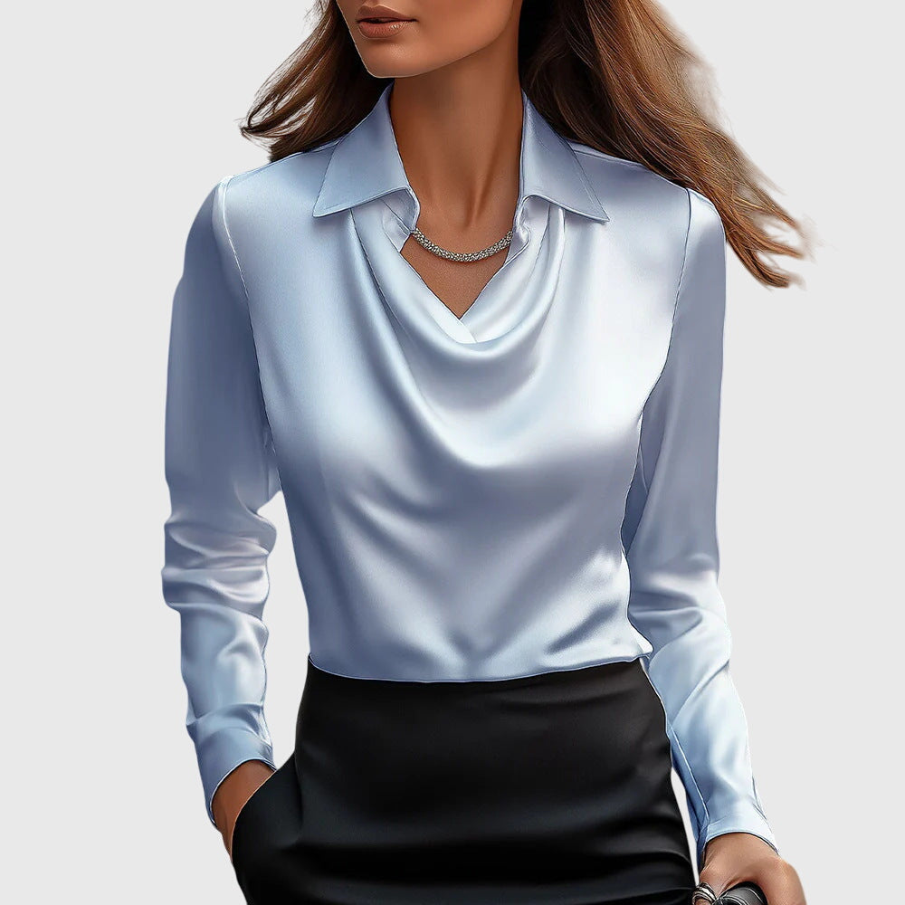 Brooklyn | Shiny Satin Blouse