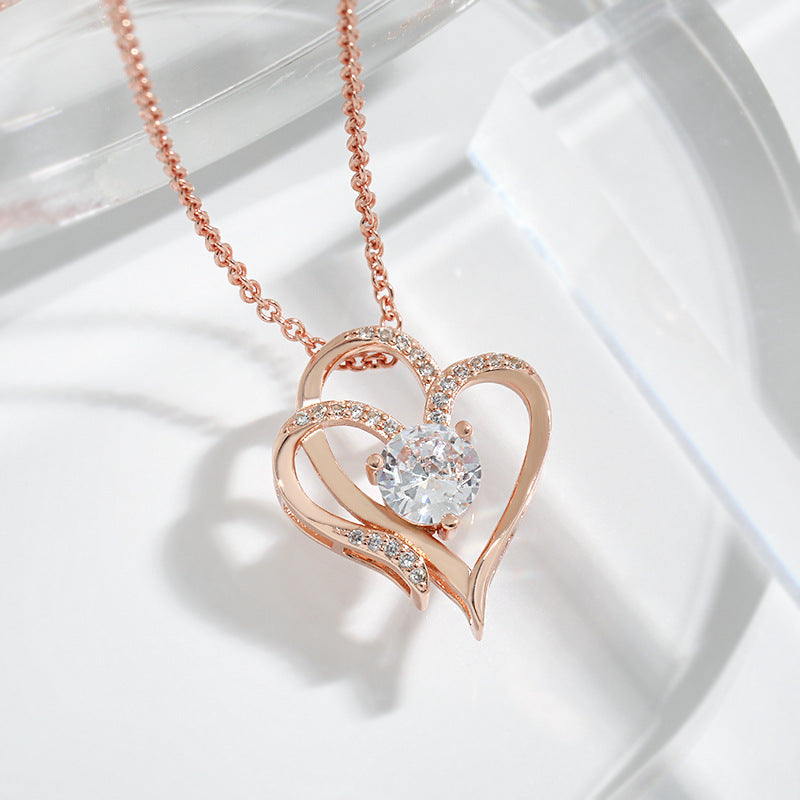 Collana doppio cuore