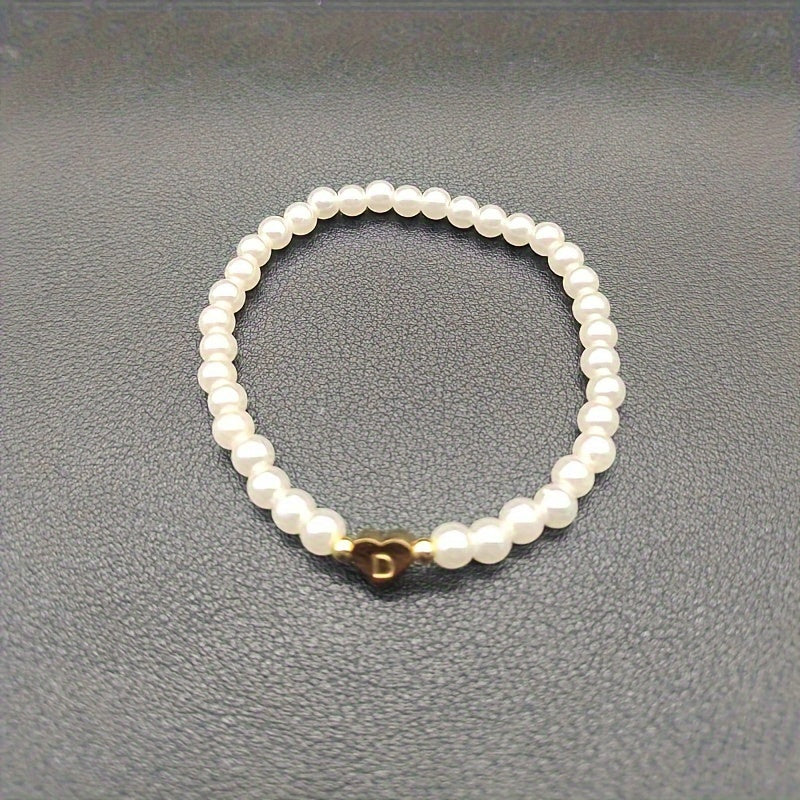 Pulsera Chic con Inicial en Corazón (A-Z)