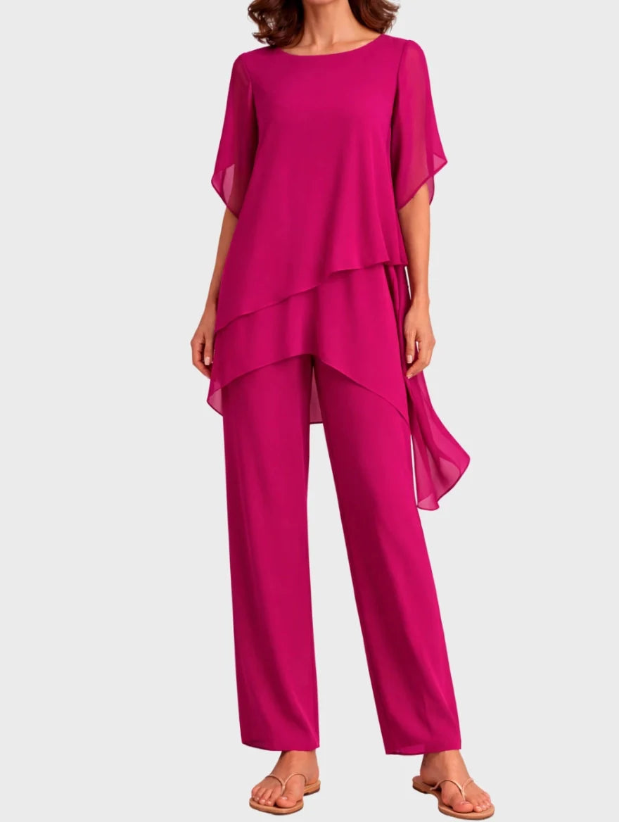 Eliana | Conjunto de Dos Piezas con Pantalón Palazzo