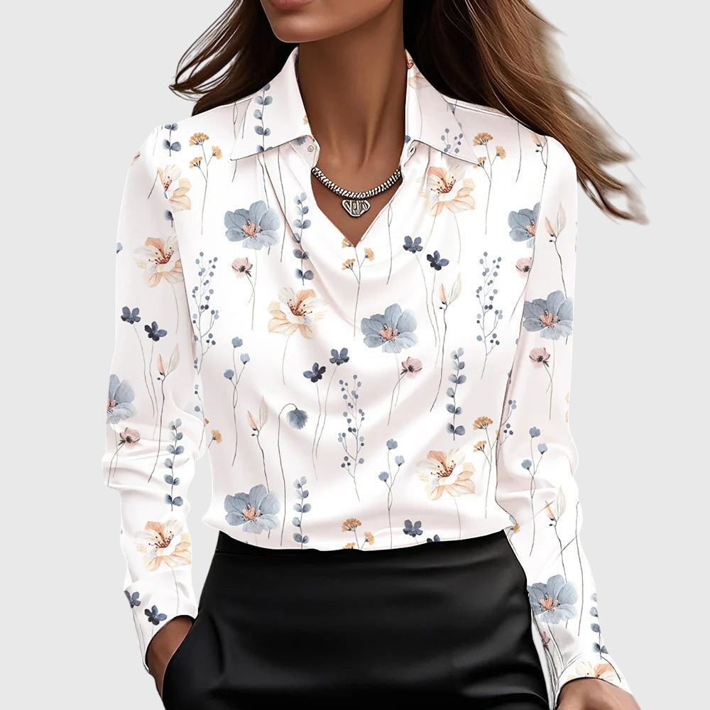 Brooklyn | Shiny Satin Blouse