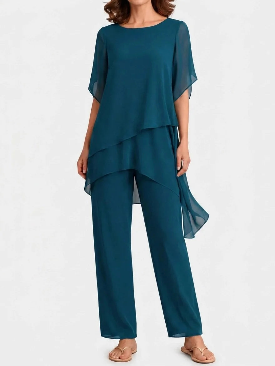 Eliana | Conjunto de Dos Piezas con Pantalón Palazzo
