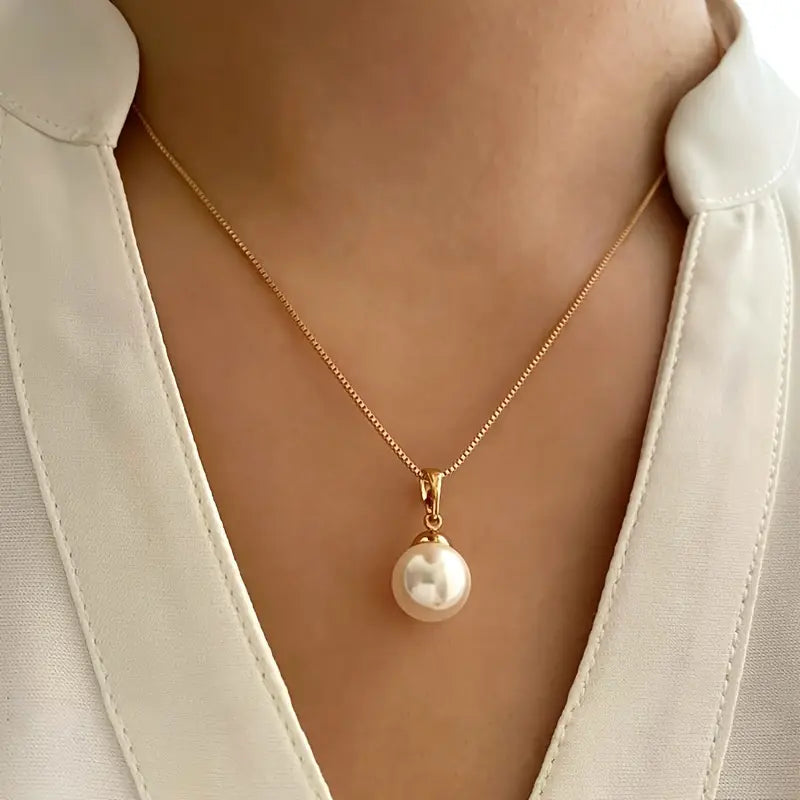 Set de Joyería Elegante con Perlas