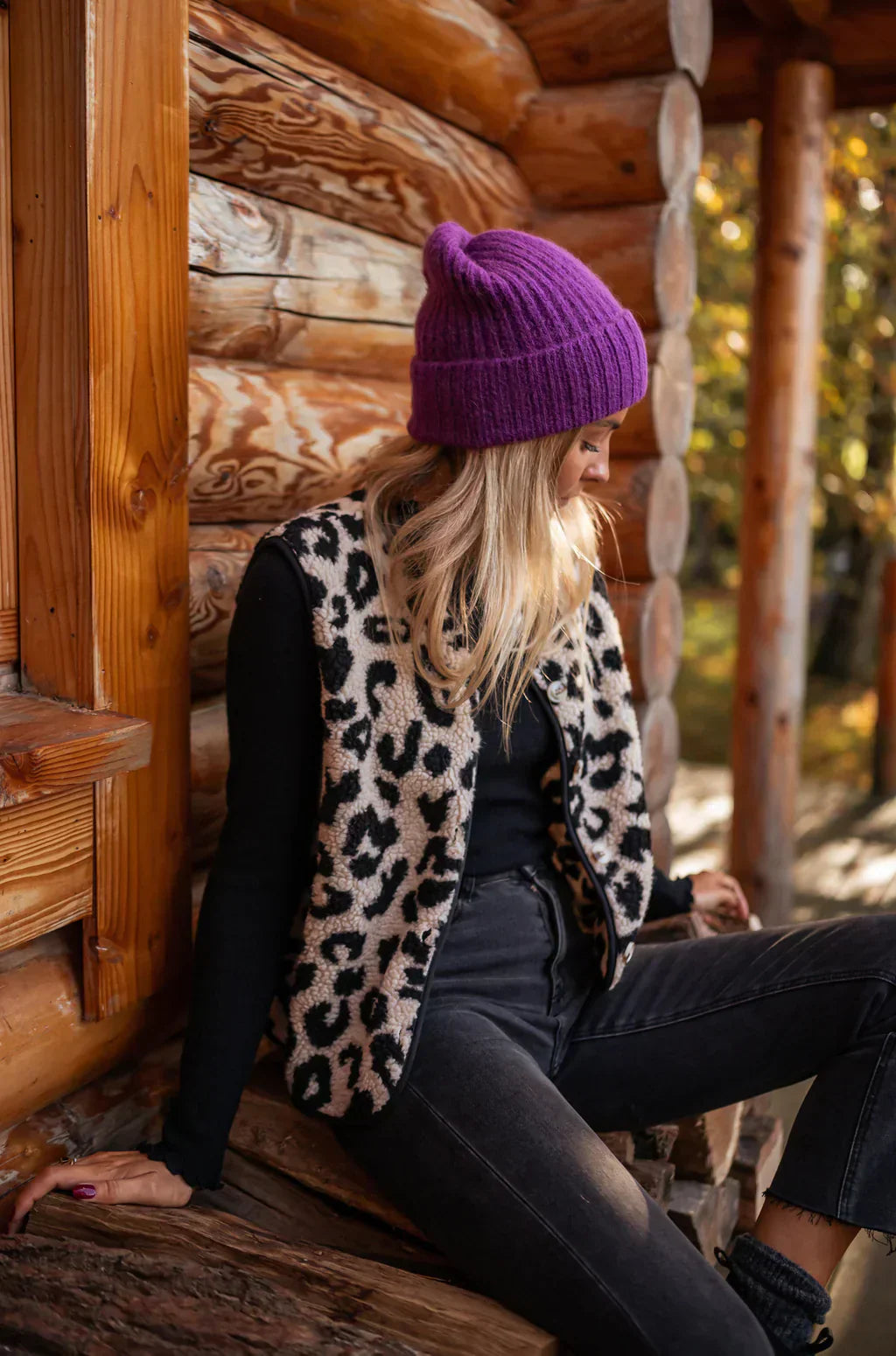 Amanda | Gilet Leopardo