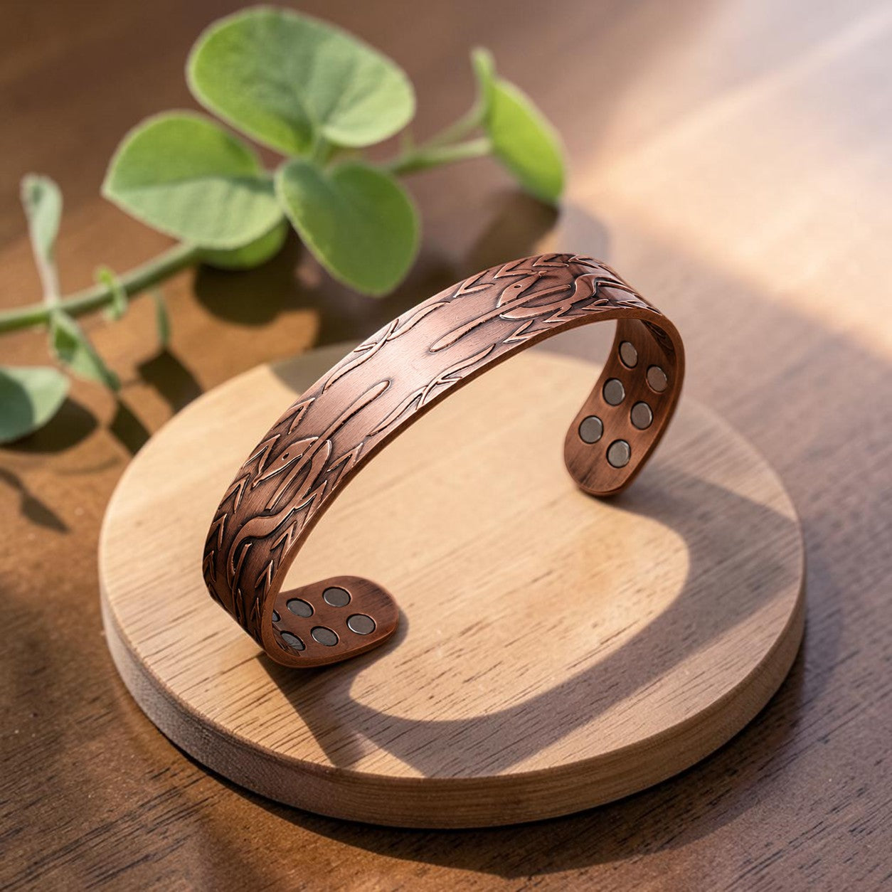 Pulsera Fronda de Cobre