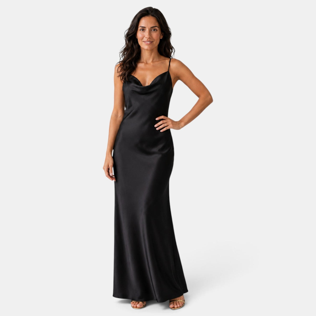 Vestido Invitada de Boda Largo Espalda Abierta