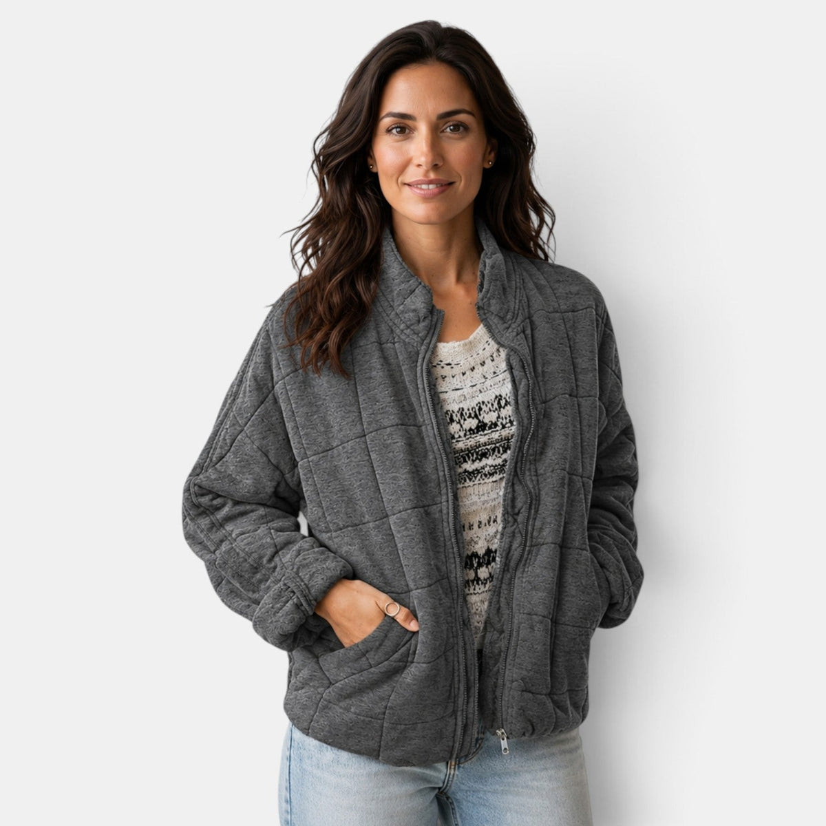 Chaqueta Acolchada Mujer Oversize