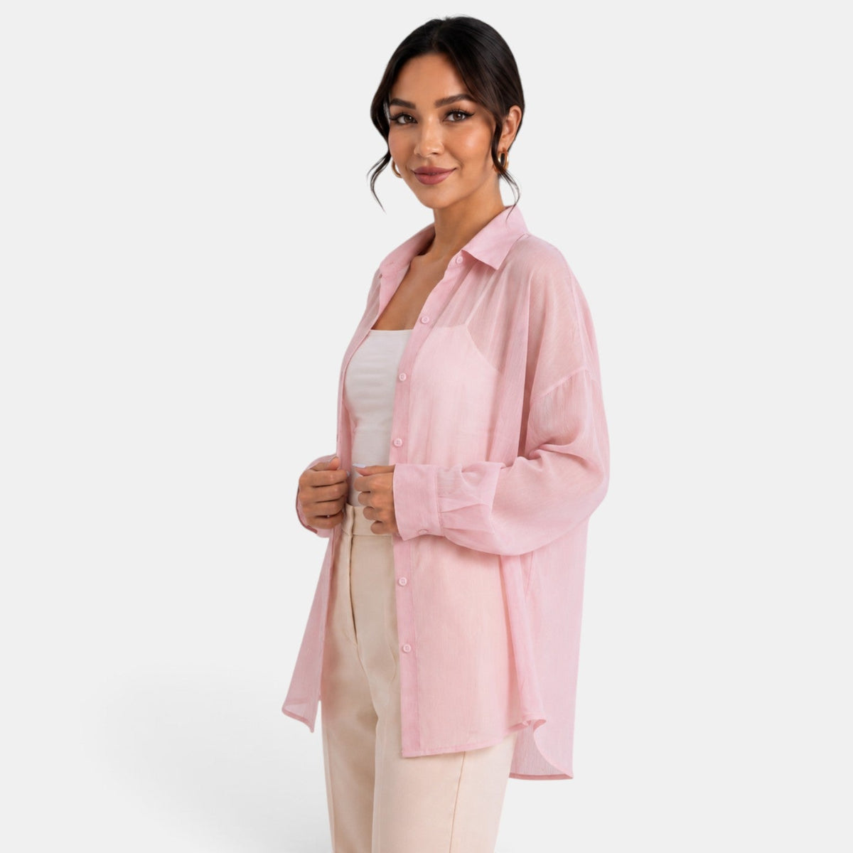 Chaqueta Ligera Mujer Verano Perlada