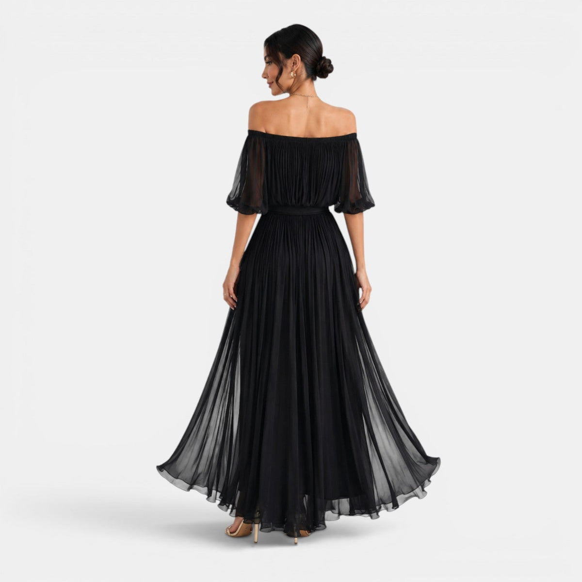 Vestido Largo Elegante Mujer