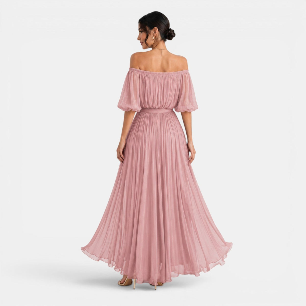 Vestido Largo Elegante Mujer
