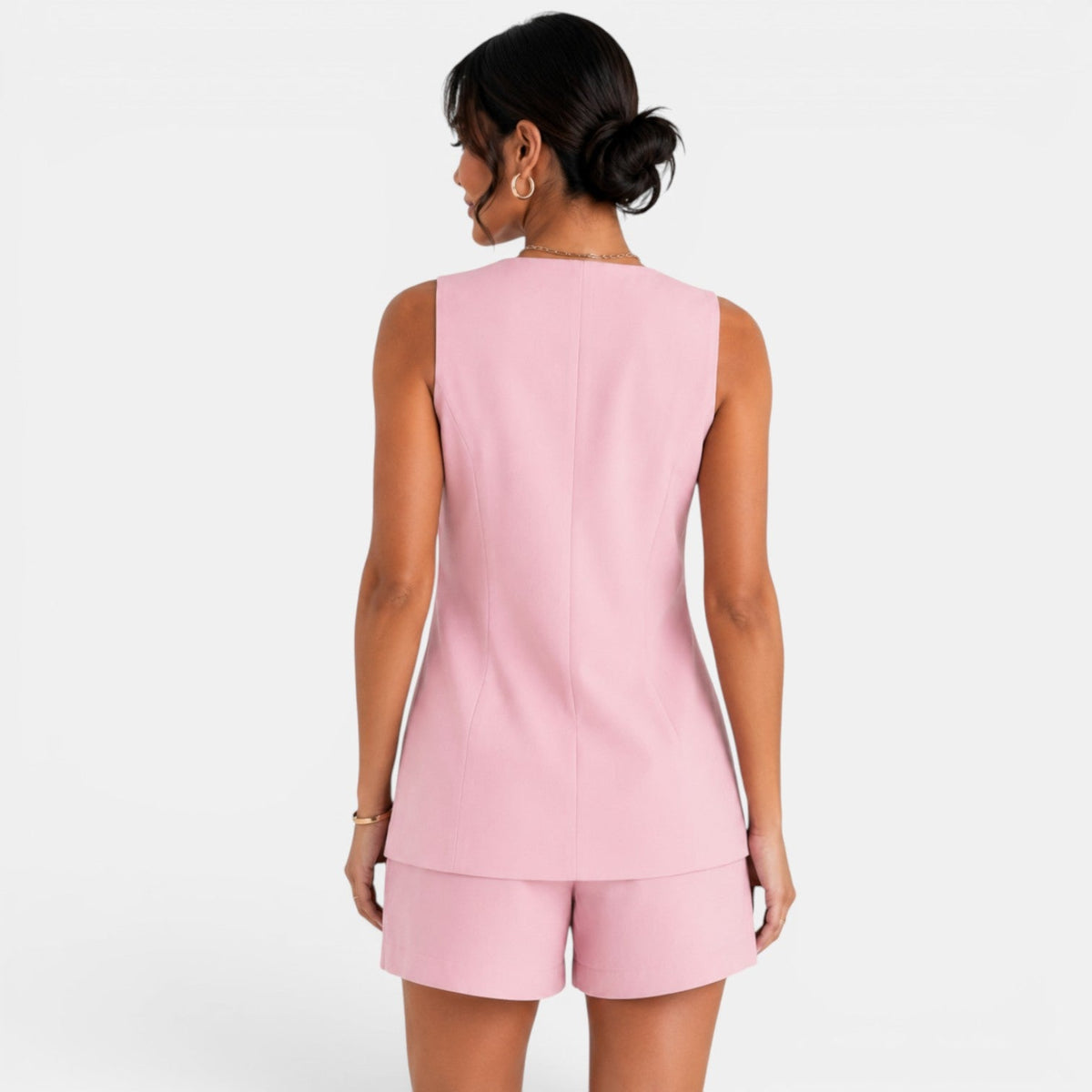 Conjunto Chaleco Mujer Elegante