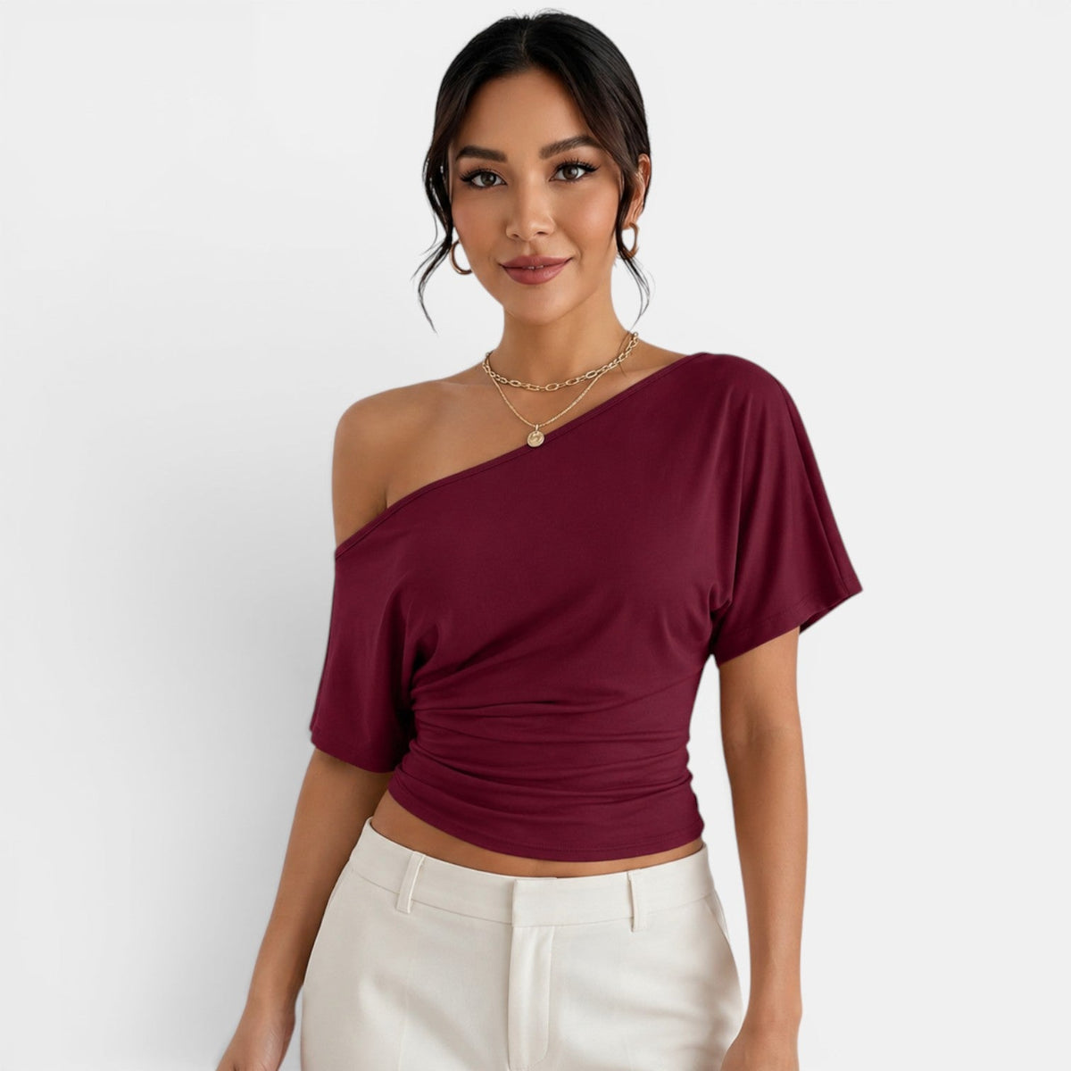 Top Hombros Descubiertos Mujer Verano