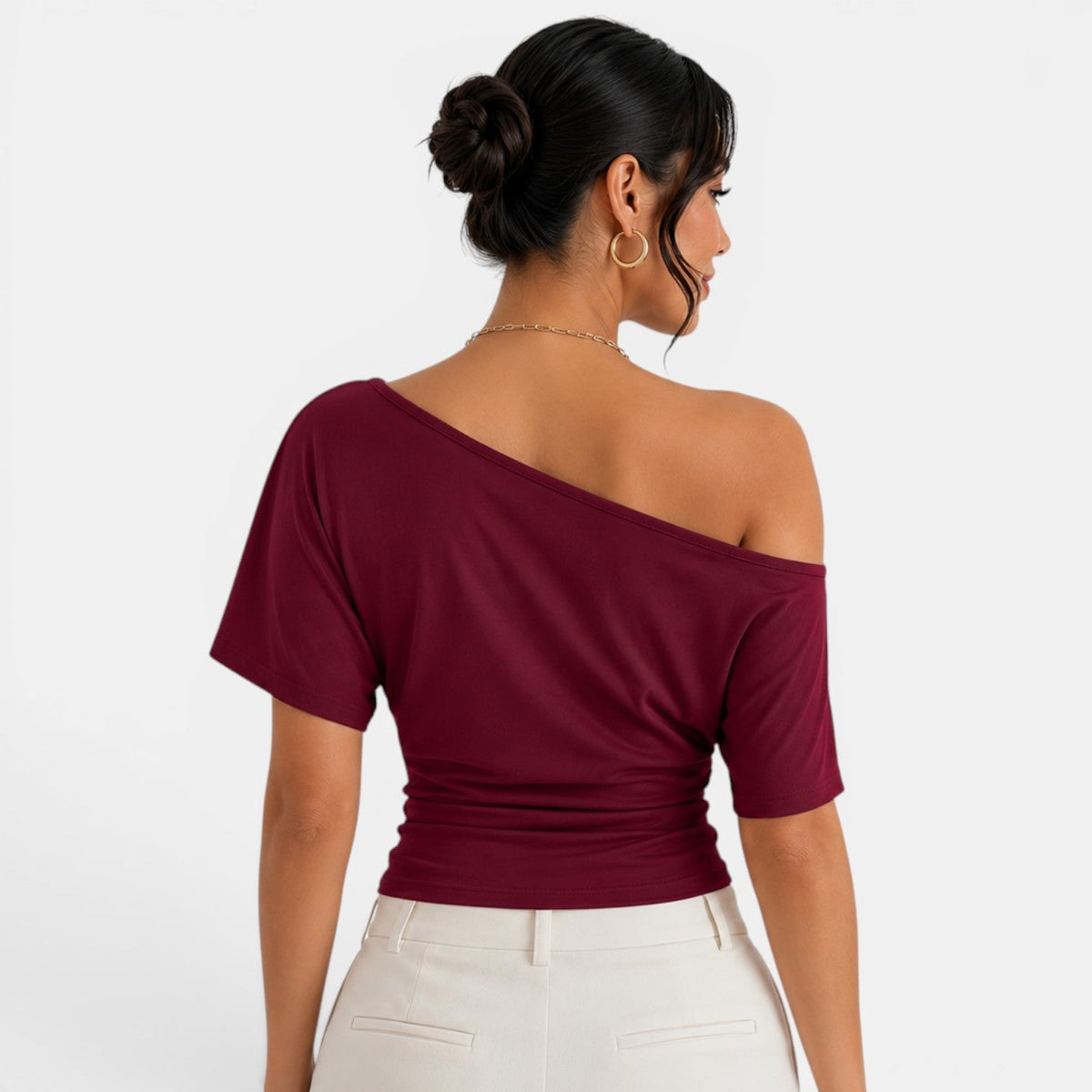 Top Hombros Descubiertos Mujer Verano